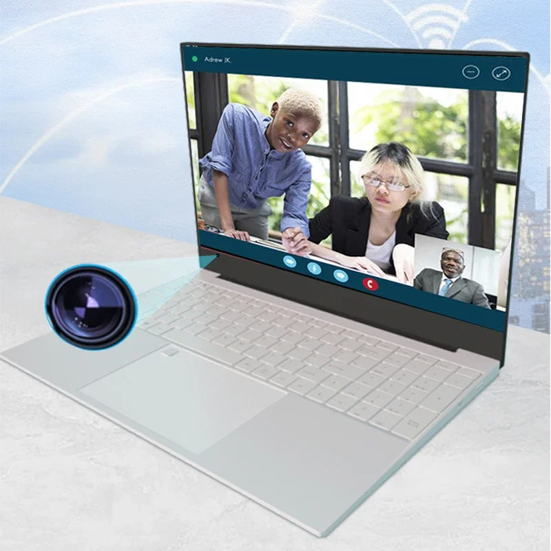 Ordinateur portable Windows 10 ultra fin, ordinateur portable de bureau, 16 Go de RAM, écran FHD 15.6 ", 128 Go, 2562 Go, 512 Go, 1 To SSD