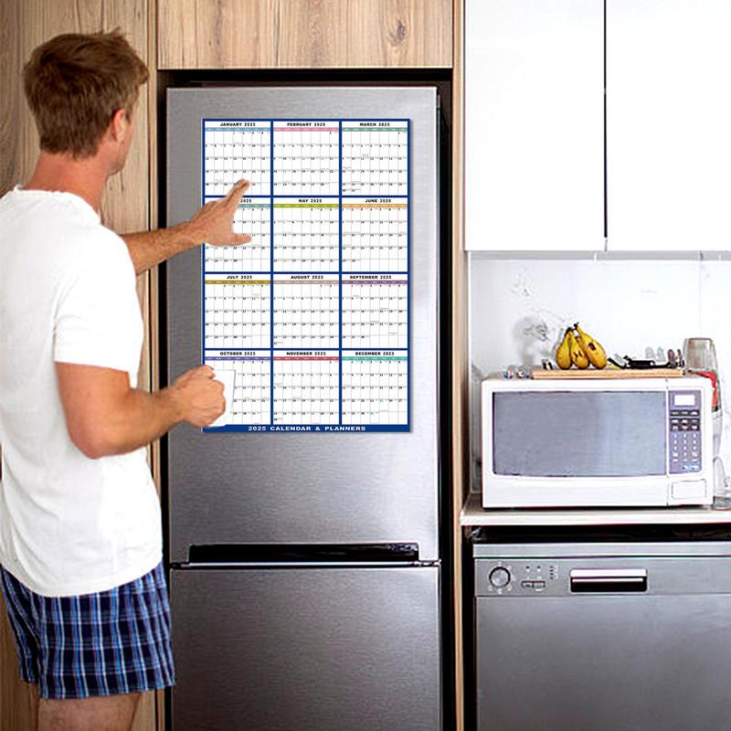 2025 Plan Kalender Schmuck digitaler Wand planer Jahres plan montiert lösch bar für Planungs plan für Schlafzimmer Wohnzimmer