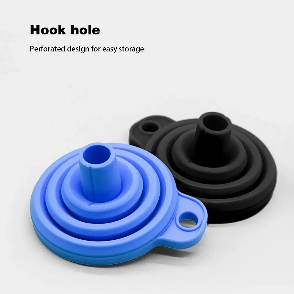 Imbuto motore per auto Imbuto liquido universale in silicone Rondella Cambio liquido Imbuto pieghevole portatile per cambio benzina olio motore automatico