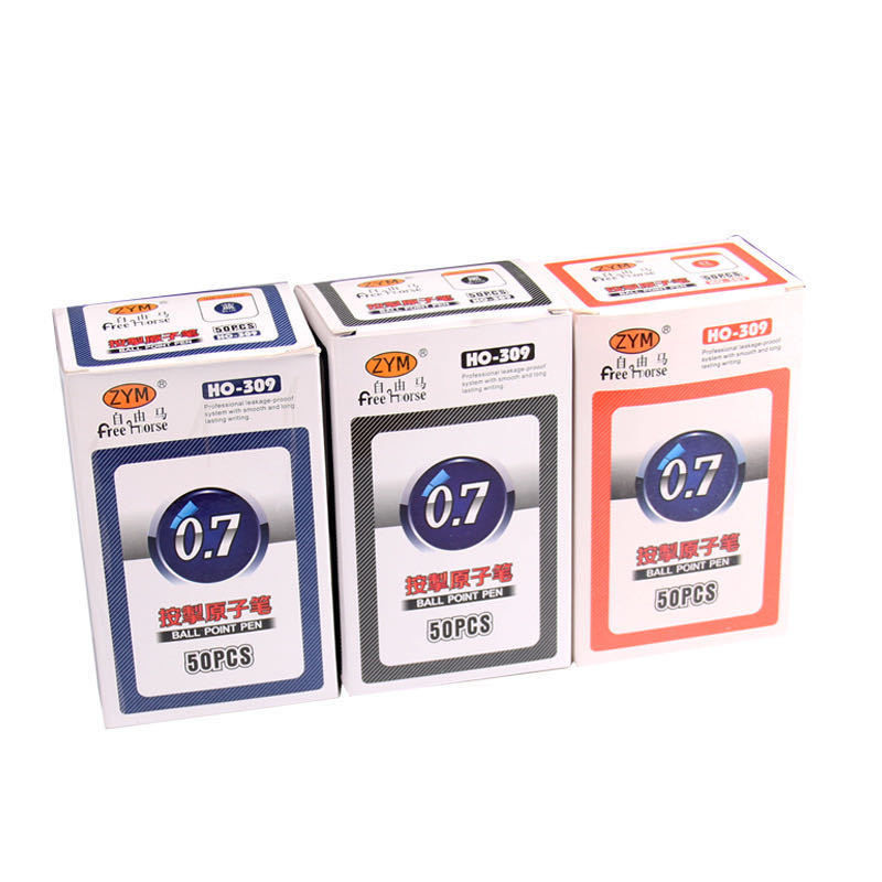 10/50Pcs Black Red Blue Ballpoint Pen 0.7mm Ballpoint Pen Student Signing Pen Writing Pen Stationery School Office Accessories