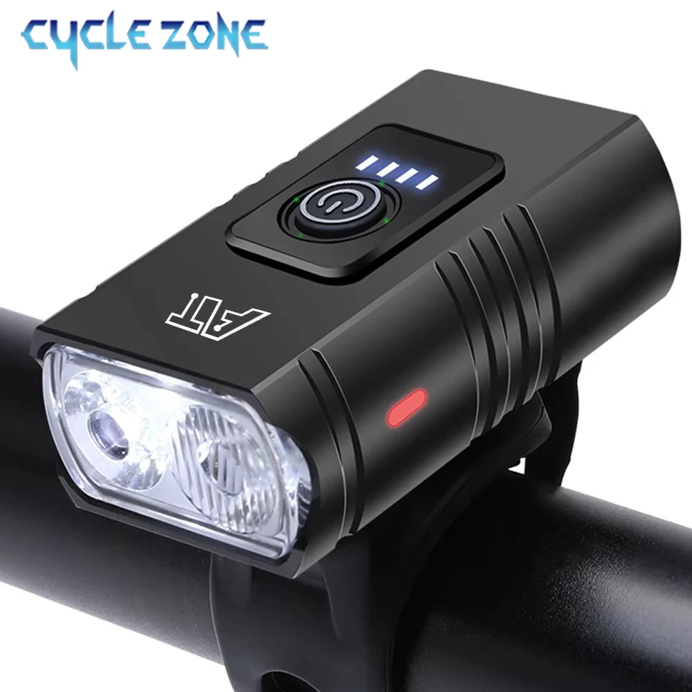 Set di luci posteriori anteriori per bicicletta Fanale posteriore per bicicletta ricaricabile Set di luci posteriori anteriori per bici da strada MTB per la sicurezza di guida notturna
