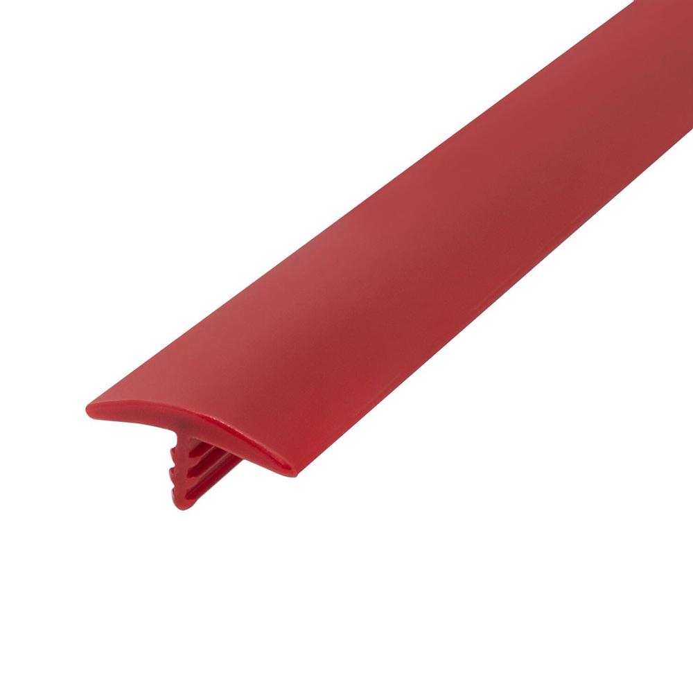 Flexible Polyethylene Center Barb T Molding 3/4" Red Tee Moulding 250ft Coil USA-made Commercial Grade