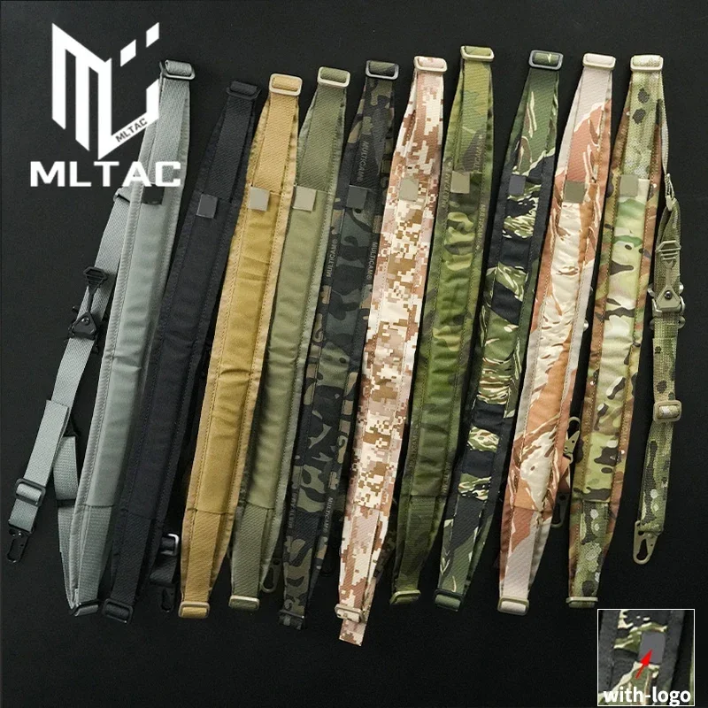 Eslinga para Rifle Modular táctica de 2 puntos, arma de caza, correa de hombro rápida, cuerda ajustable portátil para eslinga compatible con M4 Ak Ar15