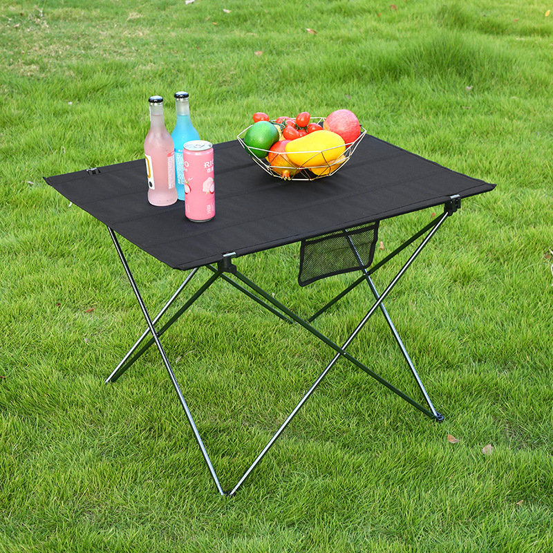 Mesa de camping portátil Mesa plegable de aleación de picnic
