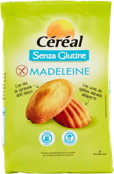 Madeleine Senza glutin freie Flocken 200g-Getreide