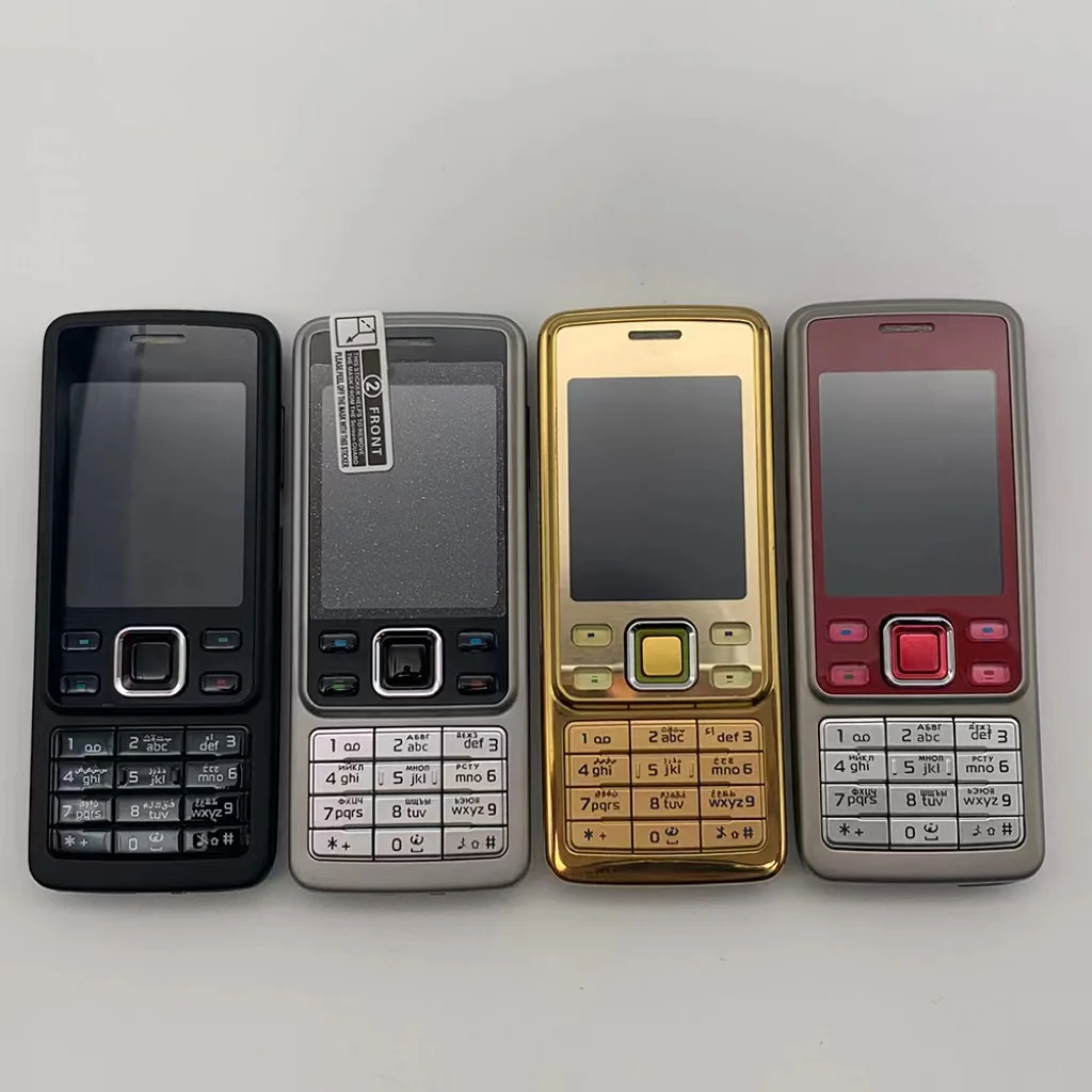 Original Unlocked 6300 2MP Bluetooth Loudspeaker Cell Phone Russian Arabic Hebrew Keyboard Made in Finland