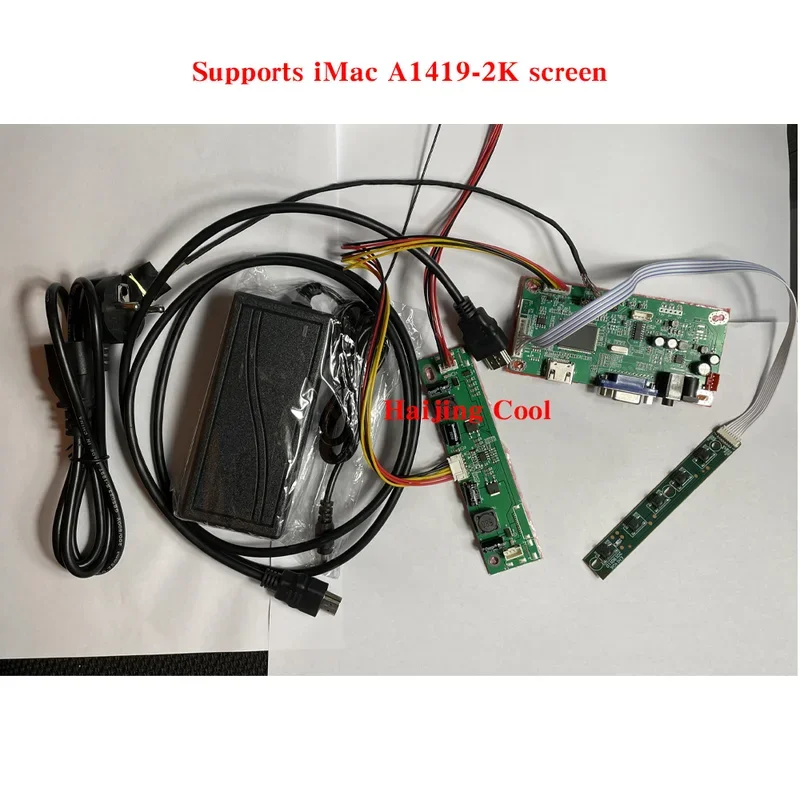 Haijing Cool Diy Monitor LCD 27 "iMac A14192k LM270WQ1 SD F1 F2 controlador de pantalla controlador placa base Kit placa base de prueba