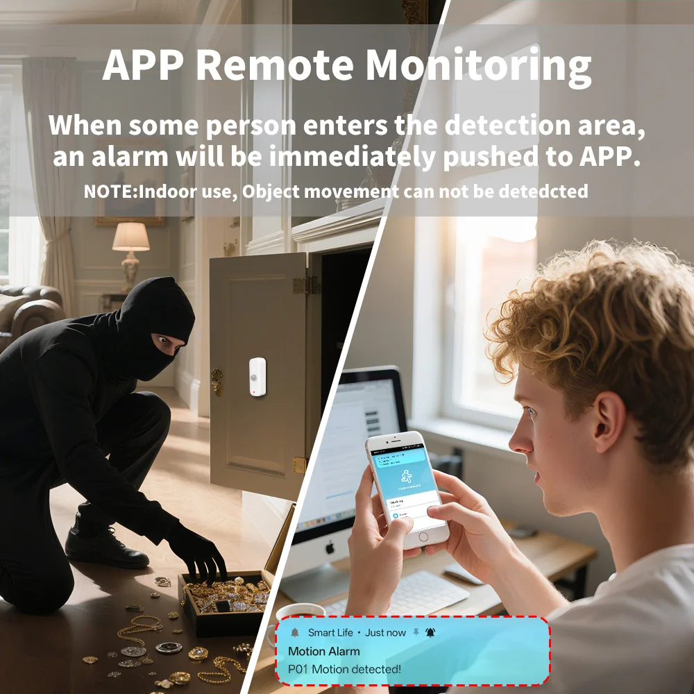 Tuya – capteur de mouvement PIR WiFi ou Zigbee, pour maison intelligente, détecteur infrarouge de corps humain, sécurité, vie intelligente, fonctionne avec Alexa Google Home