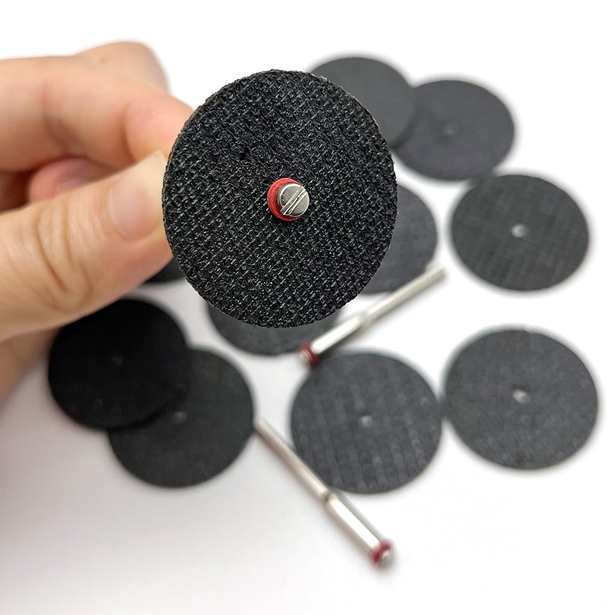 11/27Pcs Circular Saw Blade Wheel 32mm Metal Cutting Disc Grinder Rotary Tool for Metal Plastic Abrasive Cutting Disc