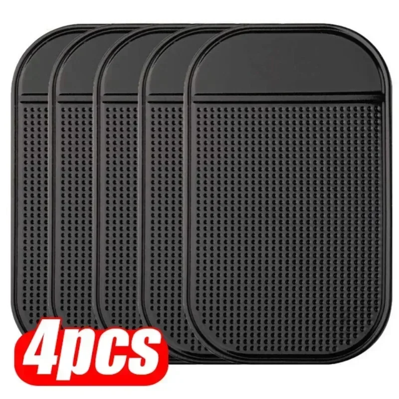 Almohadilla antideslizante de silicona para salpicadero de coche, soporte de almacenamiento para teléfono, almacenamiento Interior de coche, almohadilla adhesiva antideslizante, soporte para teléfono