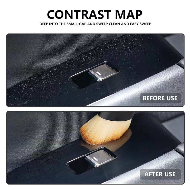 ภายในรถเครื่องมือทําความสะอาด Dashboard Air Outlet แปรงนุ่มสําหรับ MINI Cooper One S Clubman R50 R53 R56 R60 F55 F56 R57 R58 R59