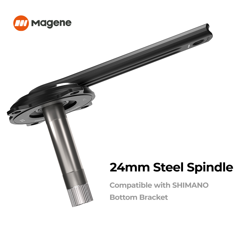 Magene Power Meter PES P505 Base 4 Bolt 110BCD 24mm Cadence Pedal Balance Ant Steel Spindle Crankset Chainring for Shimano Sram