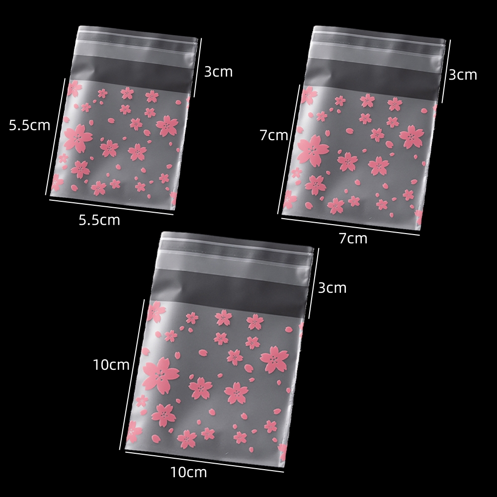 ถุงกระดาษแก้วพลาสติก100ชิ้นซองสำหรับเครื่องประดับคุกกี้ธุรกิจขนาดเล็กอุปกรณ์ออแกไนเซอร์จัดเก็บของขวัญขายส่ง