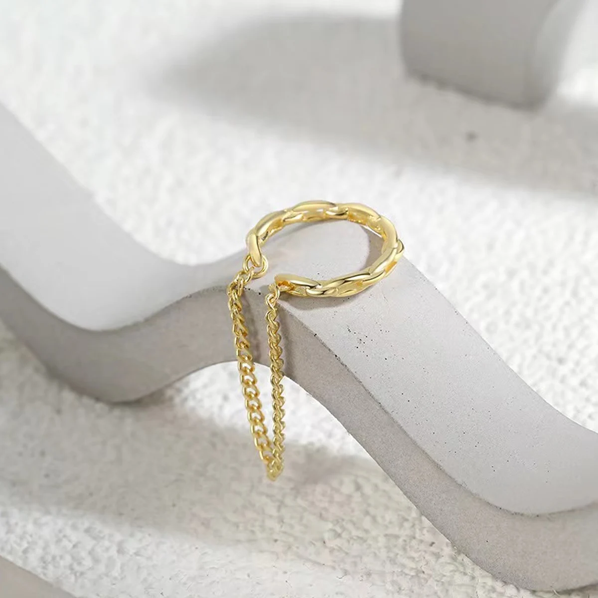 1 PC Colore Oro Moda Minilista Senza Penetranti Polsino Dell'orecchio Orecchini Per La Donna Falso Penetranti Earcuff Clip Orecchini Per Le Donne Polsini