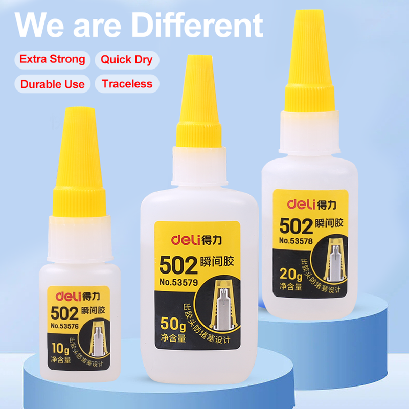 Professioneller Superkleber, extra stark, 502, schnell, sofort klebend, Cyanacrylat-Hardware, Metall, Autos, Holz, Handwerk, Hobby, Sekundenbindung