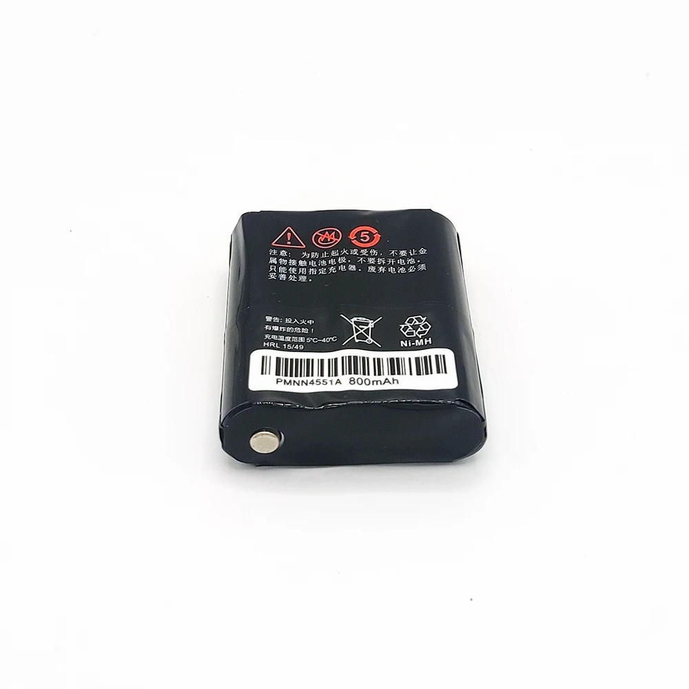 Совершенно новый 3,6 В 800 мАч PMNN4551A Ni-MH аккумулятор для рации Motorola T62 T82 T92 сменный аккумулятор для двусторонней радиосвязи