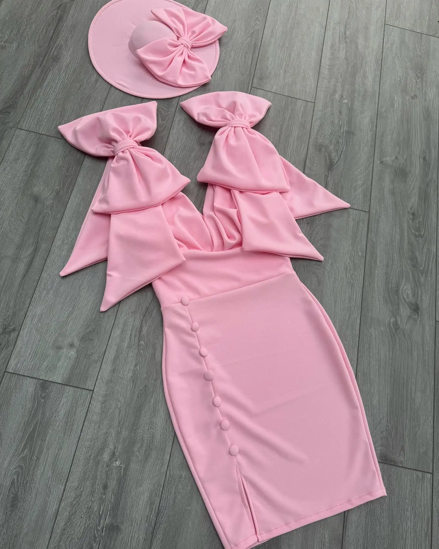 FATAPAESE-Robe de Mère de la Mariée Personnalisée en Tissu Extensible, Tenue Formelle avec des lèvent et des Nministériels ds