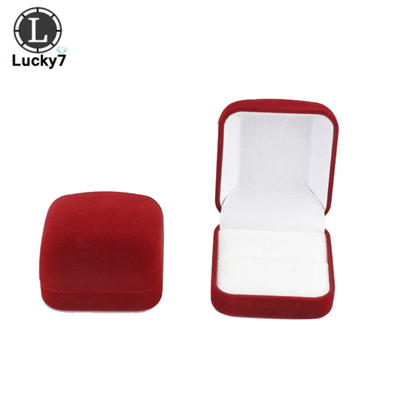 Engagement Velvet Ring Box Jewelry Display Storage Boxes For Wedding Ring Valentine's Day Gift Organizer Earrings