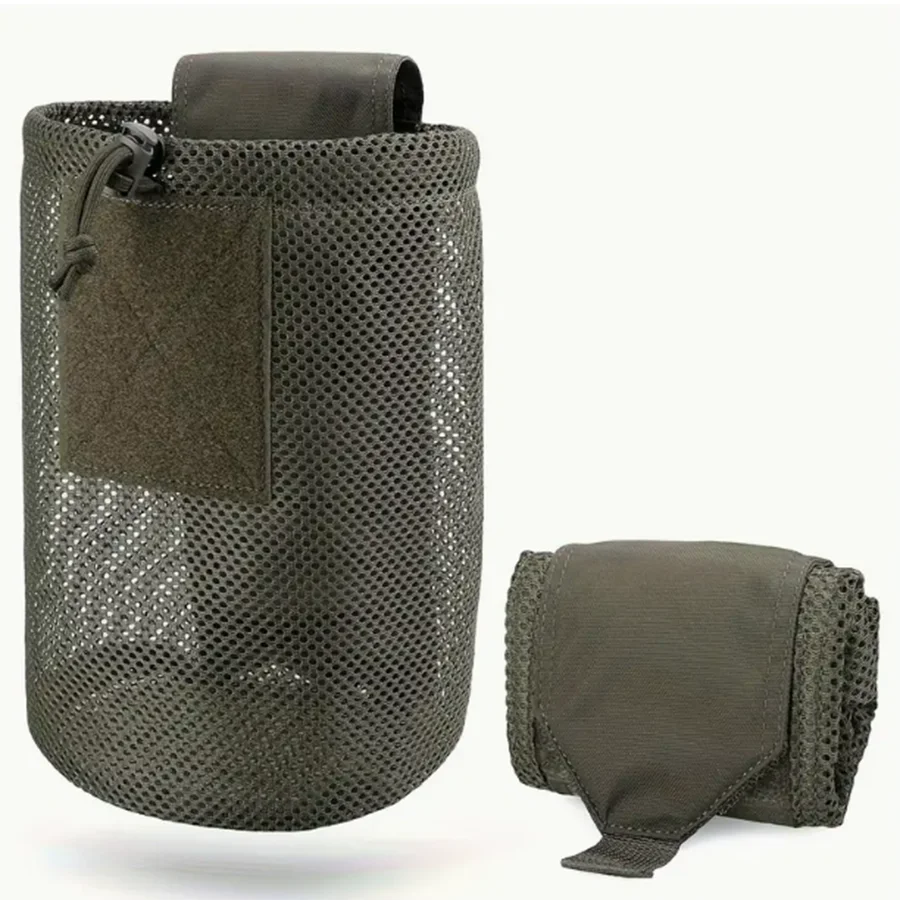 Nylon Neue Roll-Up Mesh Dump Pouch Magazin Lagerung Mini Faltbare Net Tasche EDC Taktische Outdoor Sport Camping Jagd
