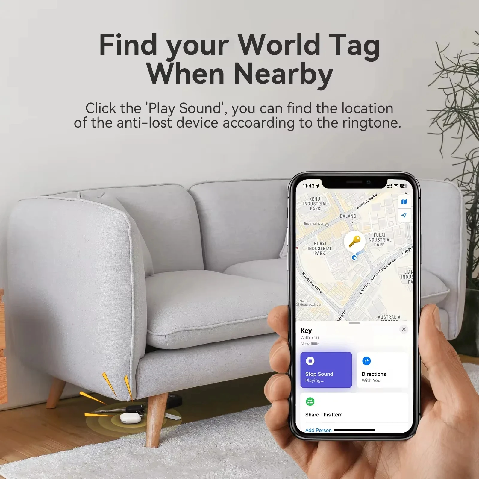 Mini GPS Smart Tracker For Apple Find My APP Air Tag Pet Key Wallet Anti Lost Location Finder Smart Bluetooth Tracking Device