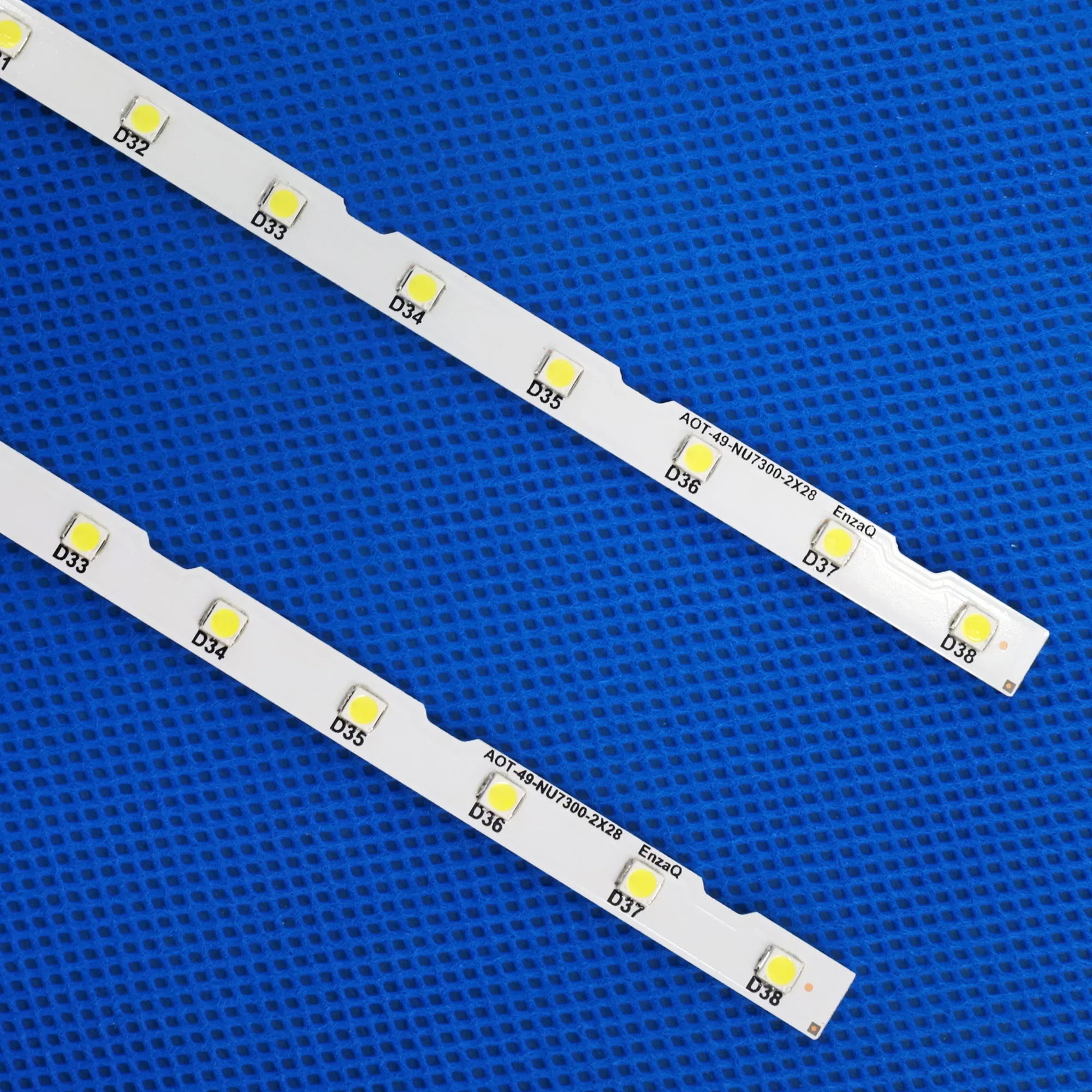 Faixa de retroiluminação LED para UE49NU7100 UE49NU7170 UE49NU7300 UN49NU7100 UE49NU7670 UE49NU7140U NU7100_STS49081 AOT_49_NU7300 2 PCS