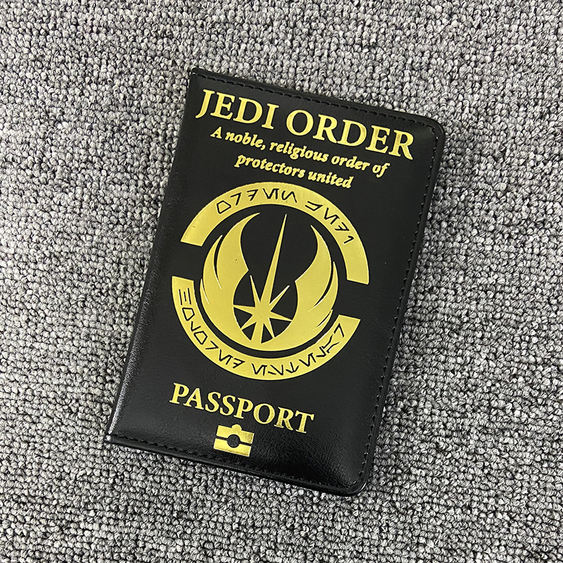 Nueva funda para pasaporte del imperio galáctico, porta pasaporte intergaláctico, billetera de viaje de cuero Pu, fundas organizadoras de documentos