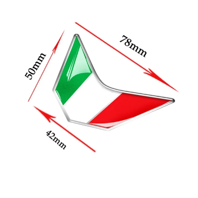 Motorcycle Stickers Moto For DUCATI VESPA GTS 300 GTV RA LX Sprint Flag Waterproof Glue Drop Tri Color Flag Decorative Decals