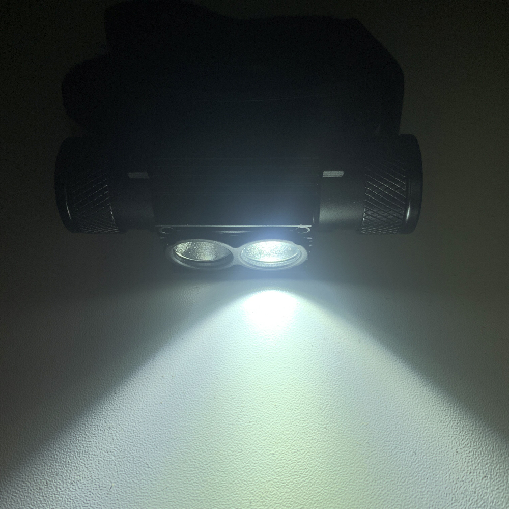 Blanco Azul LED Mini Flash luz nocturna pesca faro de alta potencia 18650 tipo C USB cabeza antorcha captura de peces linterna