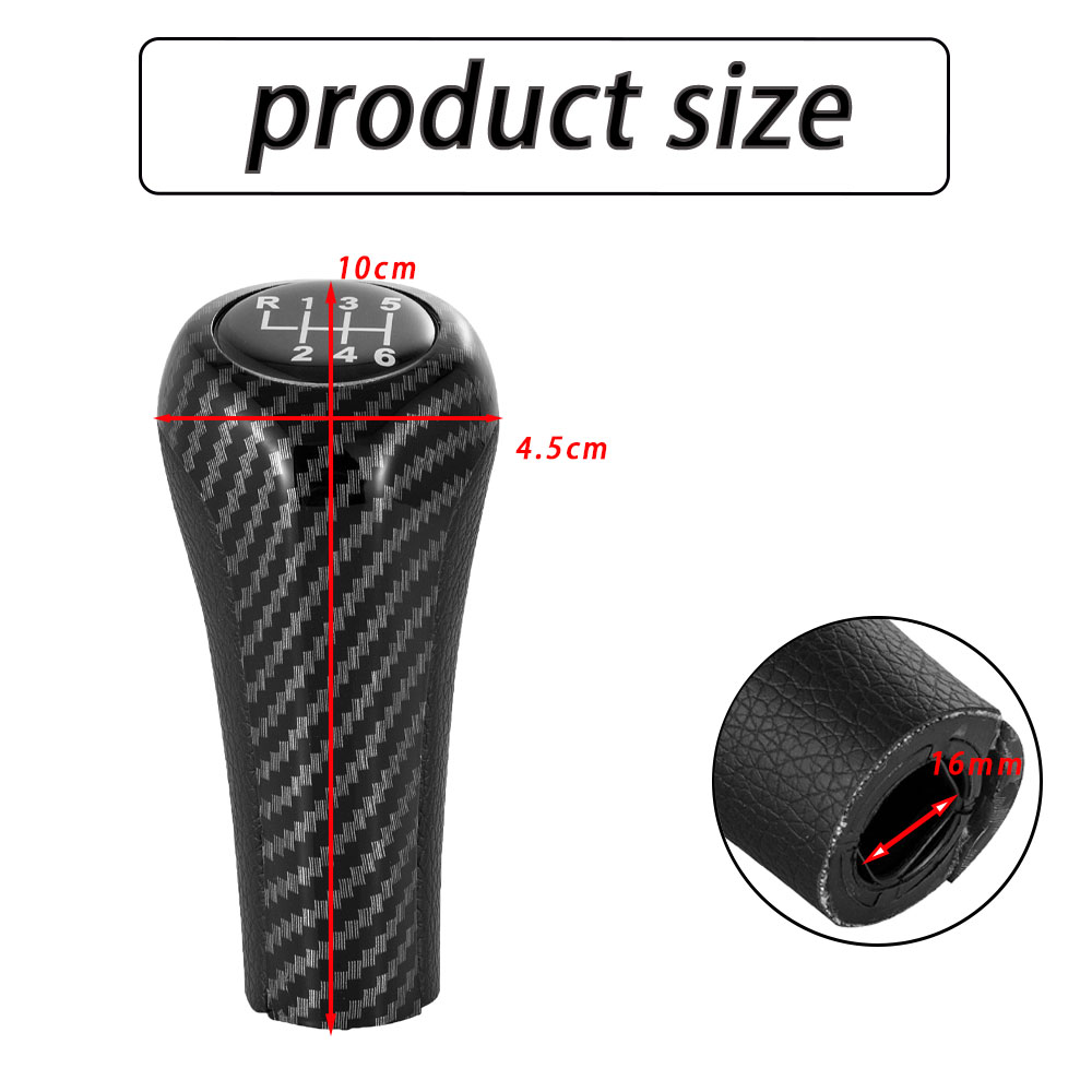 Gałka zmiany biegów do BMW serii 1 3 5 6 E46 E53 E60 E61 E63 E81 E82 E83 E84 E87 E90 E91 E92 Wymiana wnętrza samochodu 5/6 prędkości