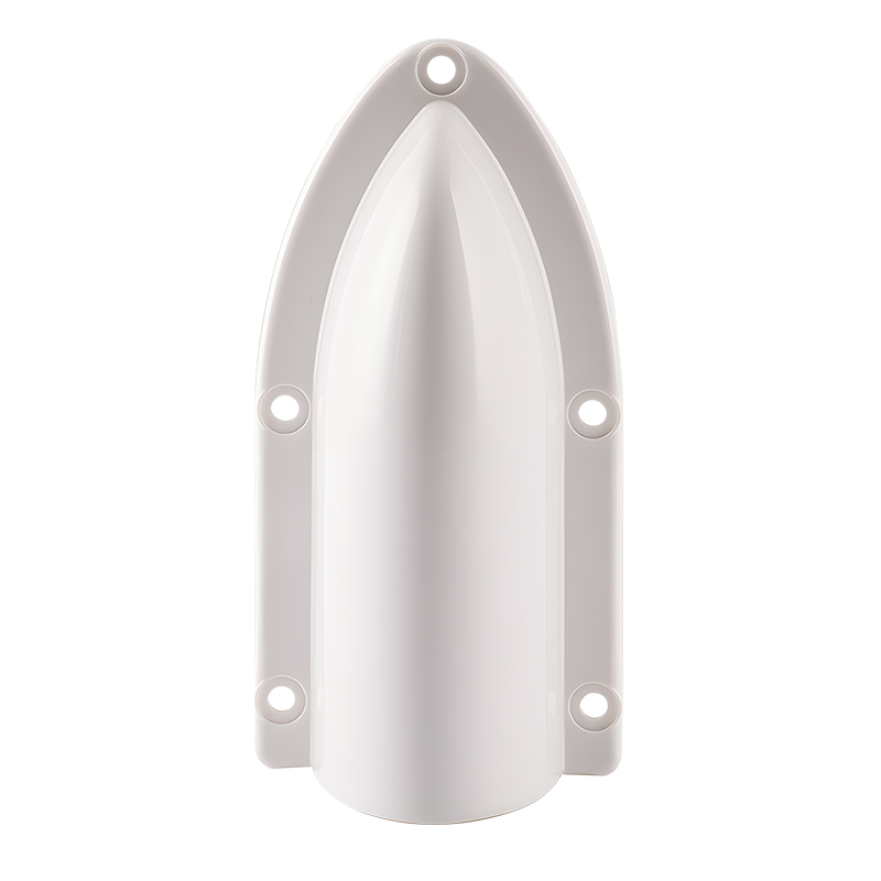 Marine Clamshell afvoerafdekking – anti-terugstroom bootafvoeraflector, waterdichte spatscherm, vermindert waterbestendigheid, ABS,