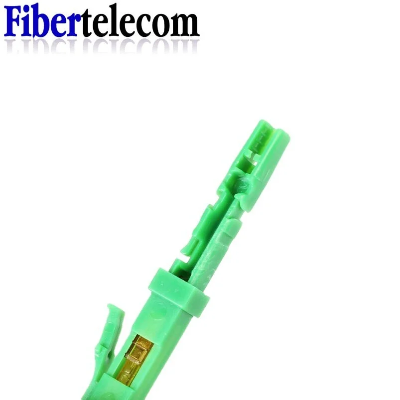 Conector rápido lc apc upc, componentes especiais para cabo de queda óptica 2.0*3.0mm, conector rápido de fibra, virola apc verde com 10 peças