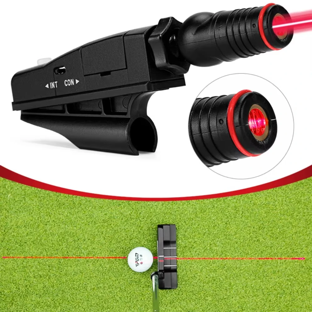 PGM Golf Putter Laser Sight Machine Strumento di puntamento Insegnamento al coperto Laser lineare Golf Putter Aiuti alla formazione JZQ011