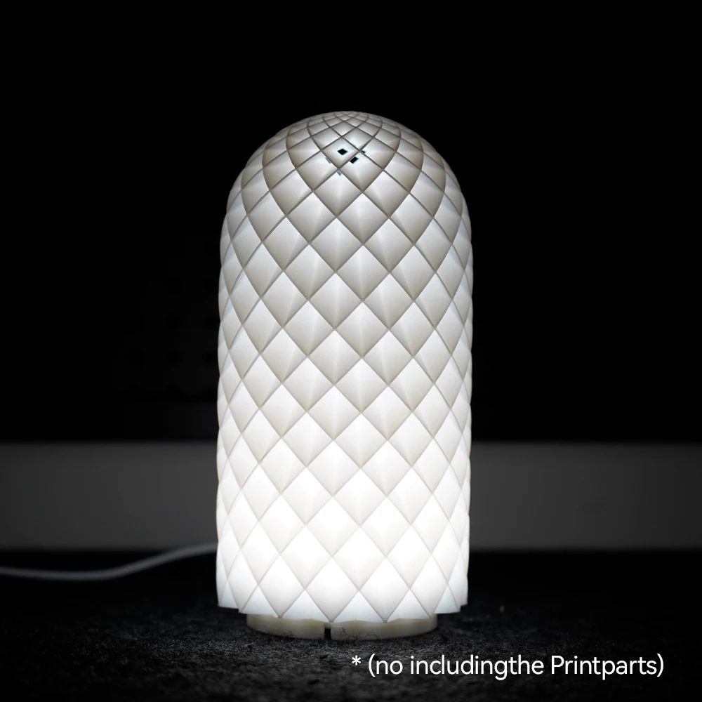 KINGROON 3D Printing DIY Model LED Lamp Kit With Adjustable Switch, Fit Cylindrical ball lamp, NOT include Print Part
