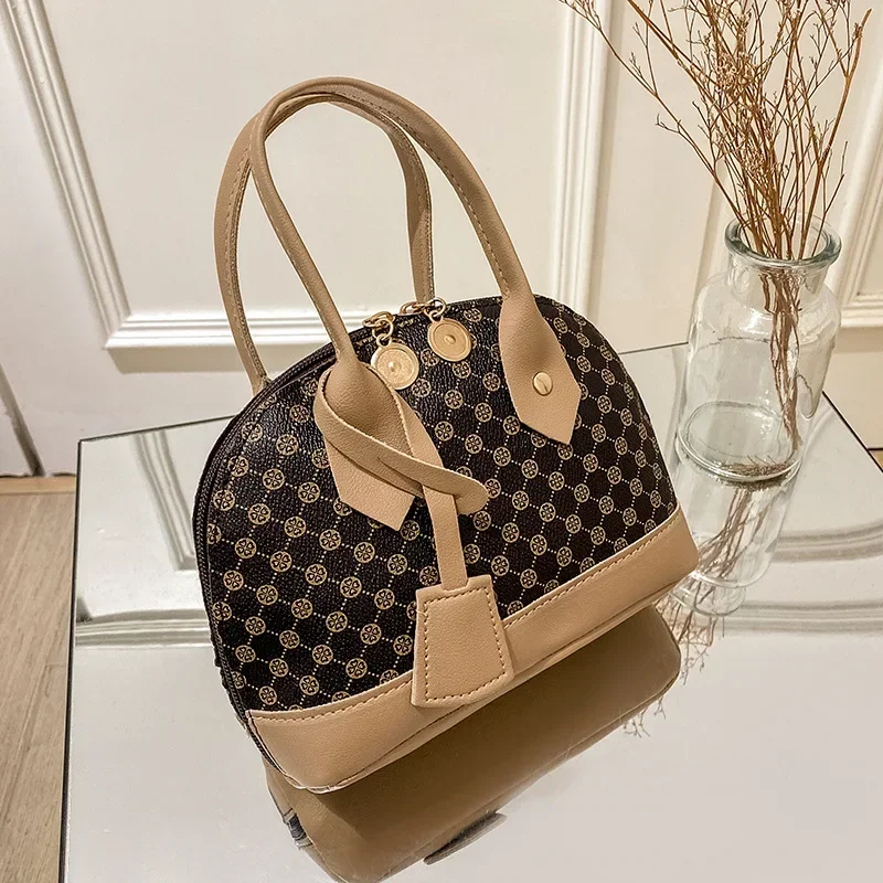 Borsa a tracolla da donna alla moda Borsa a tracolla singola semplice avanzata Borsa a tracolla portatile di grande capacità