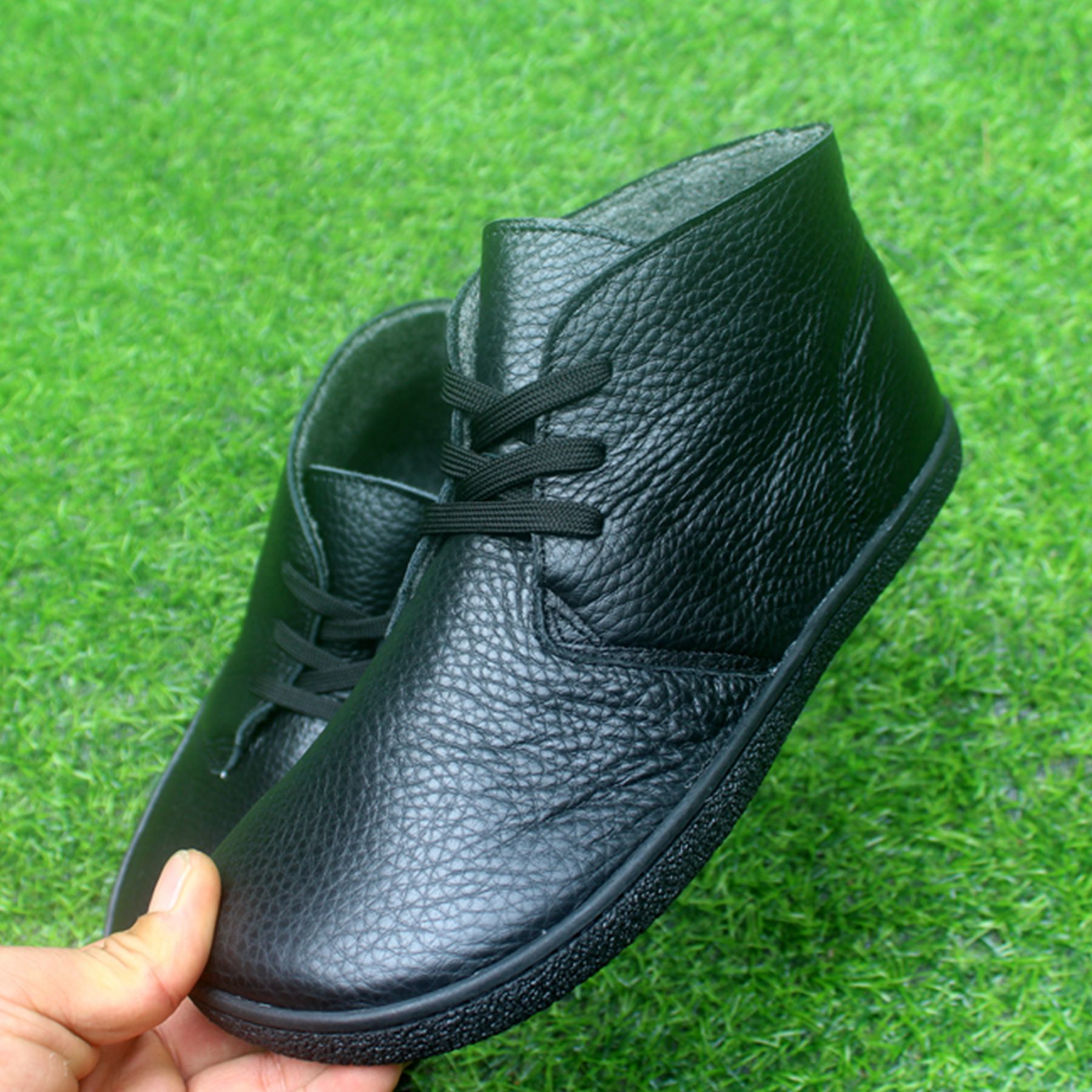ของแท้หนัง Barefoot หนังฤดูใบไม้ร่วง/ฤดูหนาวซับขนสัตว์ 100% เหมาะสําหรับทั้งชายและหญิง Zero Drop Sole Ligh