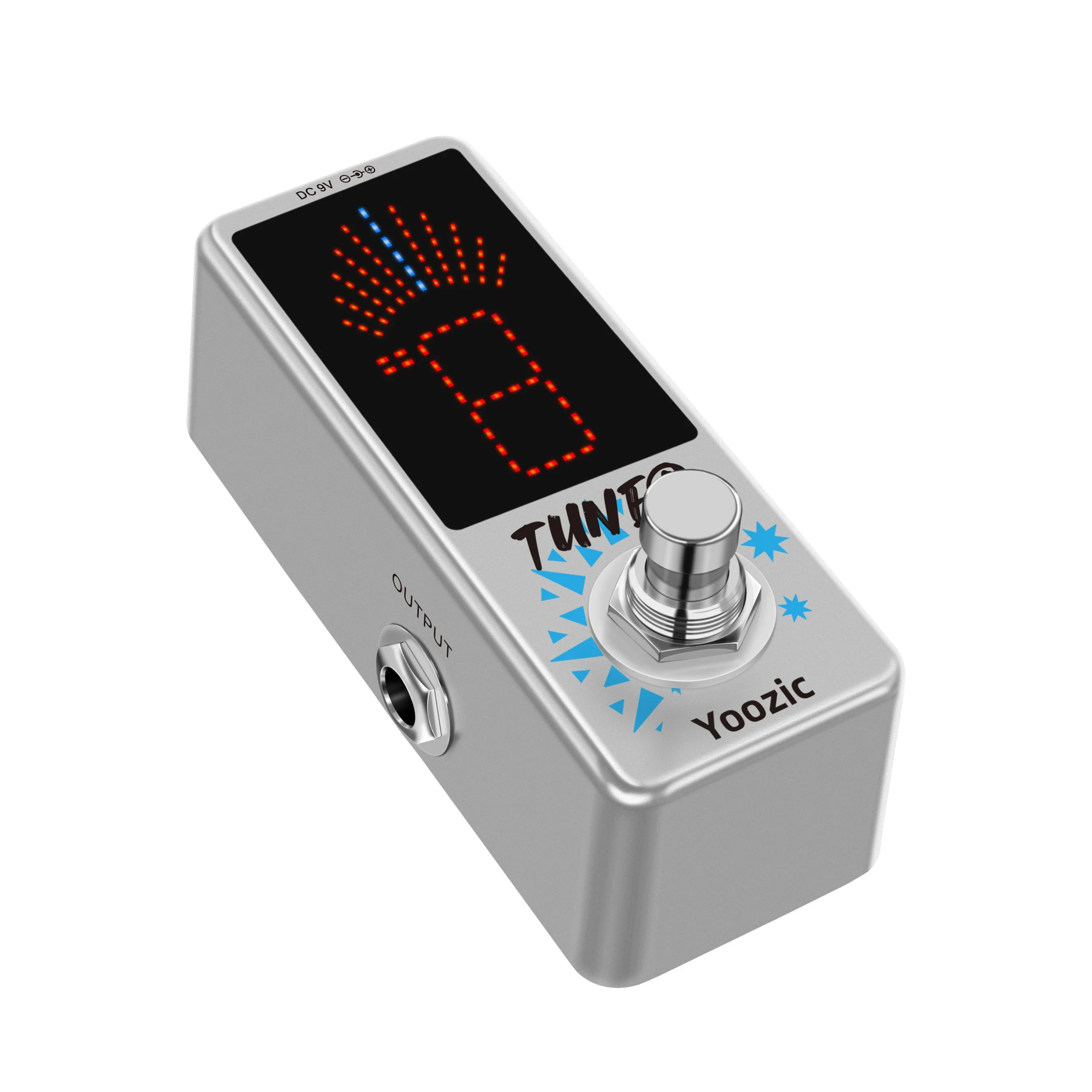 Yoozic Tuner Pedal Chromatic Guitar Tuning Pedal  High Precision with Pitch Indicator for Guitar  Bass True Bypass LT-910