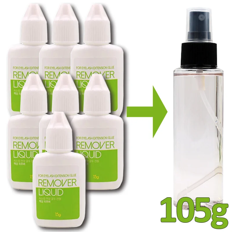 7PCS Original Korea Liquid Gel Remover For Eyelash Extension Glue Removing Eyelash Extensions Beauty Health Makeup Tools 105g