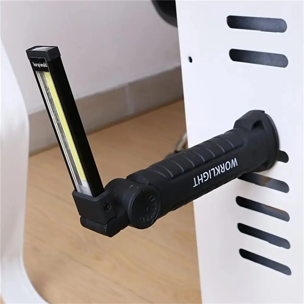 USB-Taschenlampe, wiederaufladbar, Taschenlampen-Werkzeug, Geschenke für Männer, LED-Arbeitsleuchte mit Magnetfuß, 5 Modi für Zuhause, Outdoor, Camping