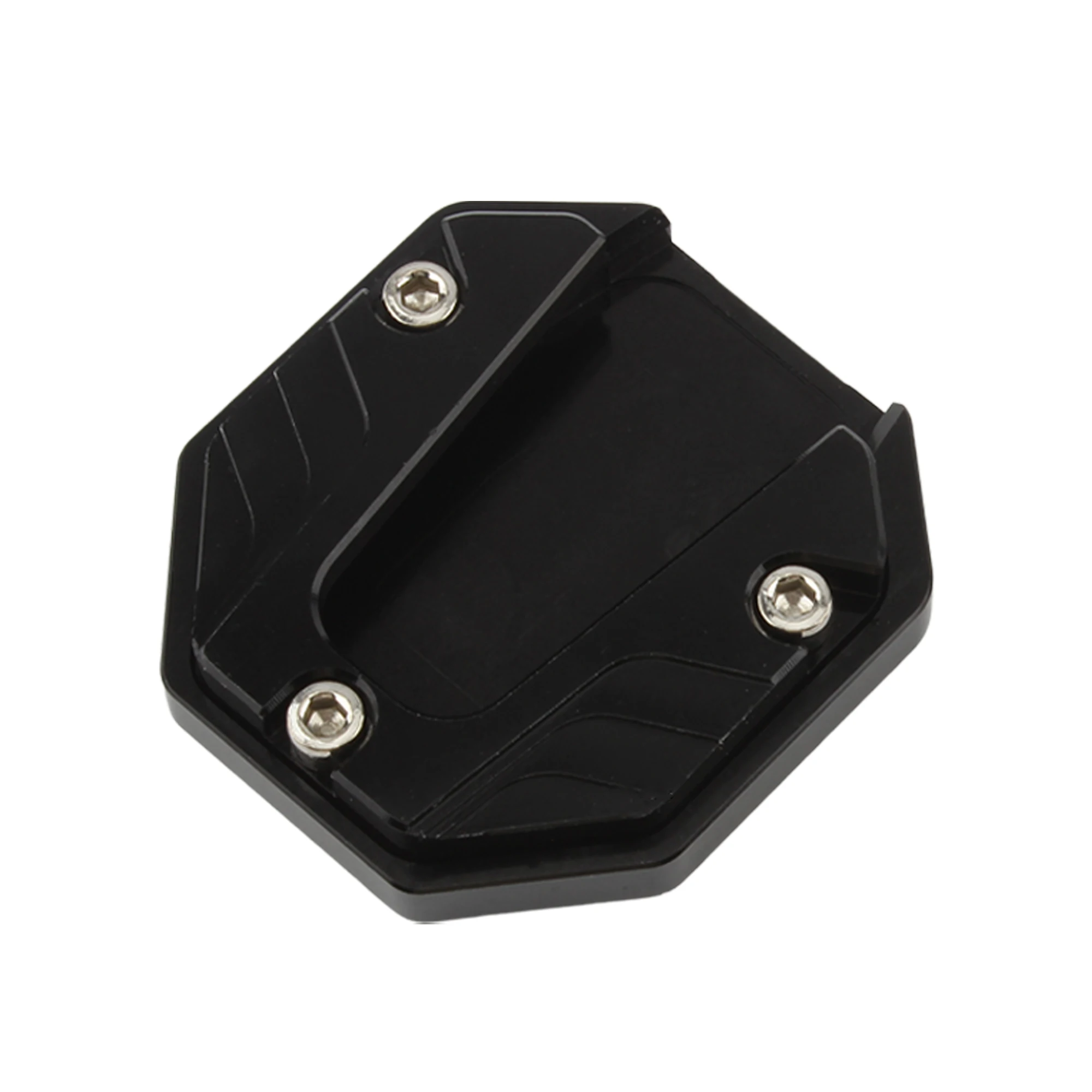 Accessori per la modifica del motociclo Prolunga per cavalletto Piede Cavalletto laterale Piastra di supporto per estensione Parti di base allargata antiscivolo