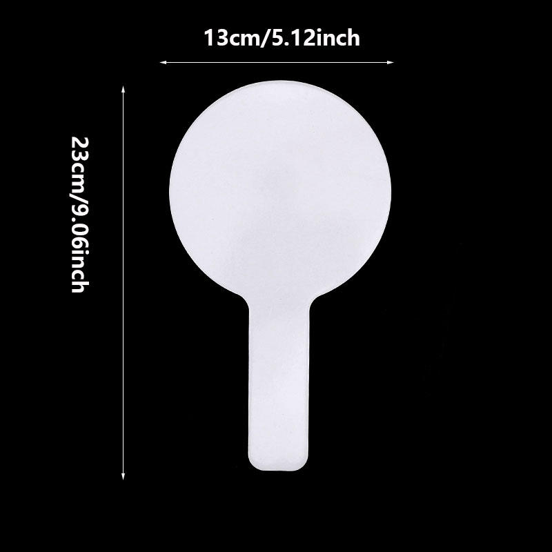 10Pcs Dry Erase Answer Paddles Handheld Double Sided Paddle Mini White Boards Small White Board Dry Erase Signs Auction Paddl
