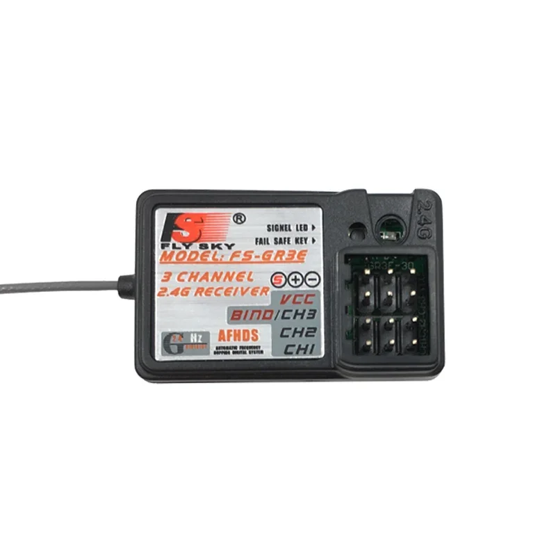 Flysky FS-GR3E AFHDS 2.4G 3-канальный приемник для FS-GT2 FS-GT2B FS-GT3B FS-GT3C FZ-IT4S RC Автомобиль Лодка