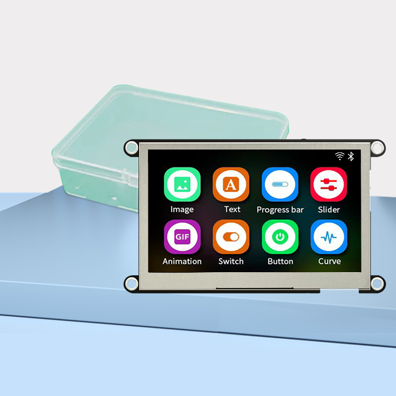 Módulo de exibição LCD com WiFi e Bluetooth, ESP32-S3, 8M, PSRAM, Flash 4M, 4.3-Polegada IPS, 480x270