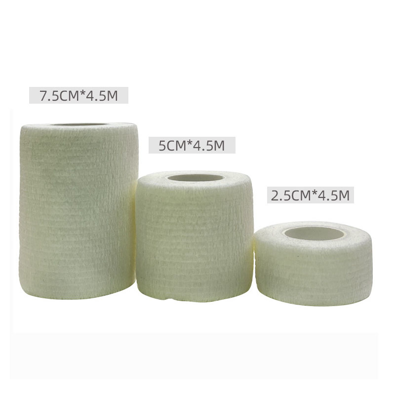 3/6/20 piezas vendajes elásticos autoadhesivos deportivos blancos antideslizantes atléticos no tejidos desechables Kit de ayuda de vendaje elástico impermeable