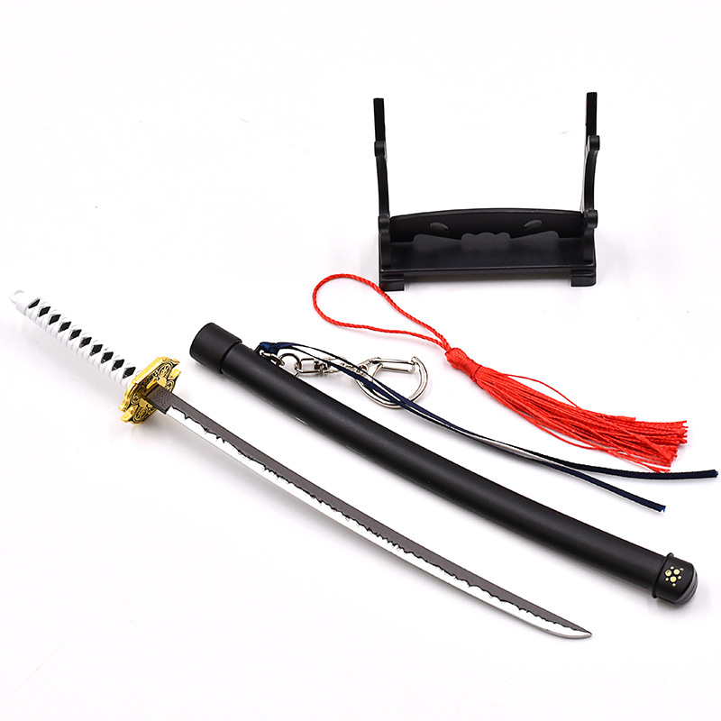 23cm Devil May Cry Peripherals, Yamato Weapons, 1:6 Crafts Pop-up Sword Model, Cosplay Toy Ornaments, Keychain Gift Collection
