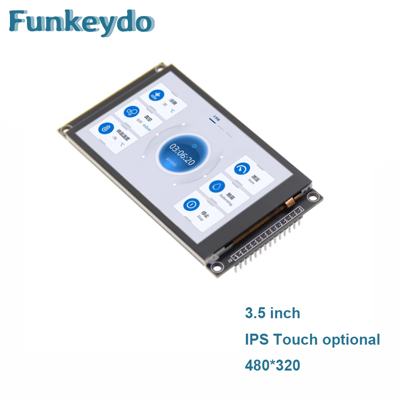 Modulo LCD IPS da 3,5 pollici Display touchscreen capacitivo TFT SPI Schermo da 3,5 "480x320 ST7796 per Mega2560/C51/STM32/ESP32/Arduino