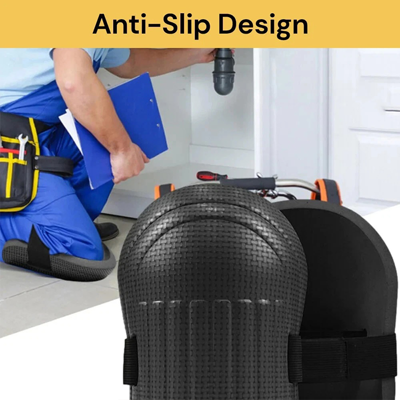 Knee Protection Pad EVA Foam Tile Mud Workers Knee Paste Waterproof Non-slip Ergonomic Knee Pads for Floor/Brick/Garden Work