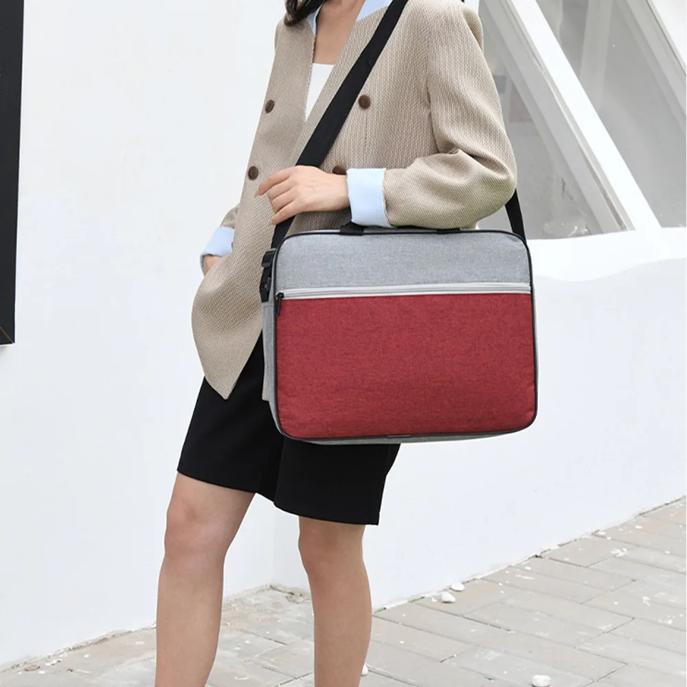 New Shockproof Laptop Case Large Capacity Computer Bag Portable Briefcase Shoulder Handbag For Women Men Business Briefcases