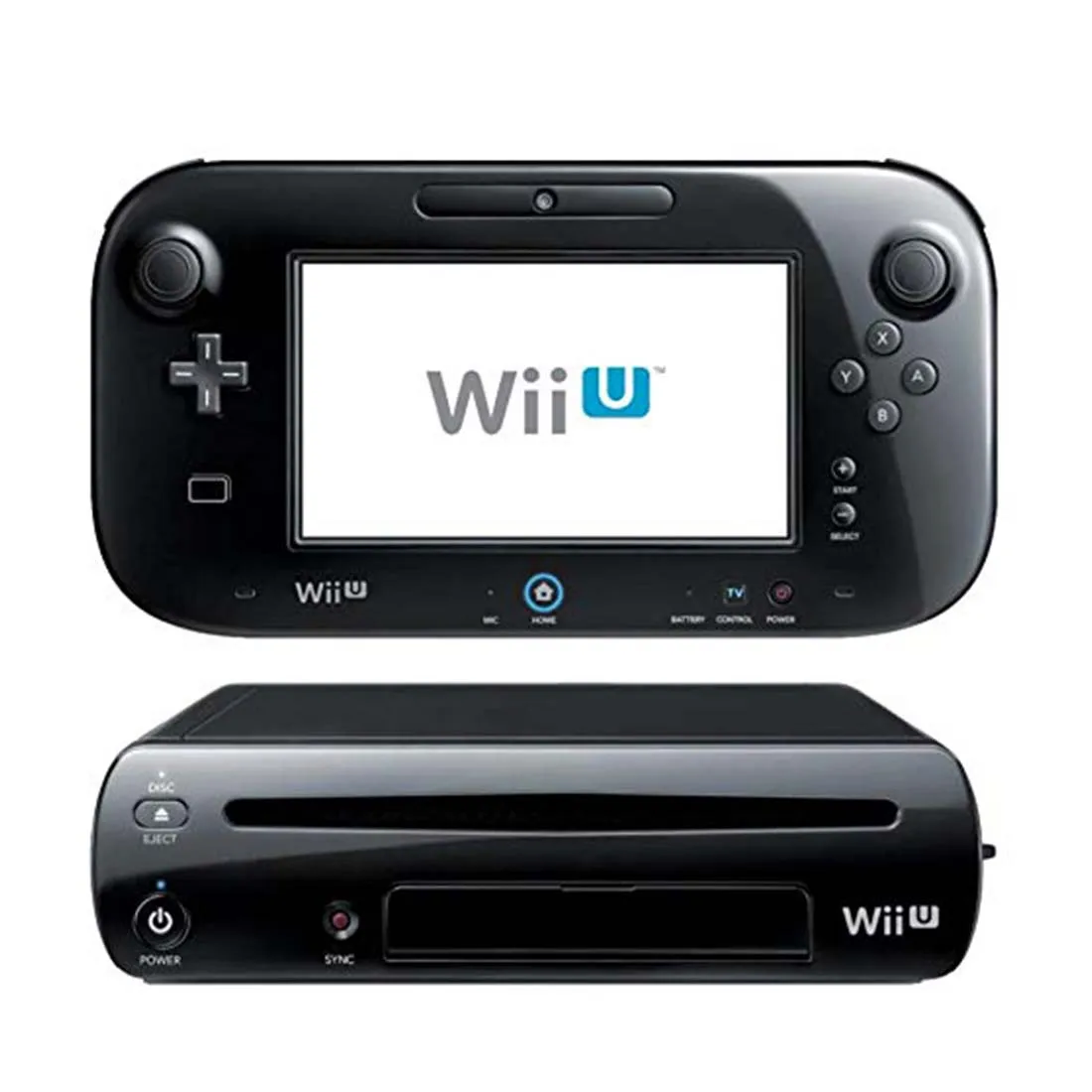 Usado Nin tendo Wiiu Handheld Picofly Hacked Unpatched Tablet Console de videogame familiar Preto 8GB Conjunto básico 8GB