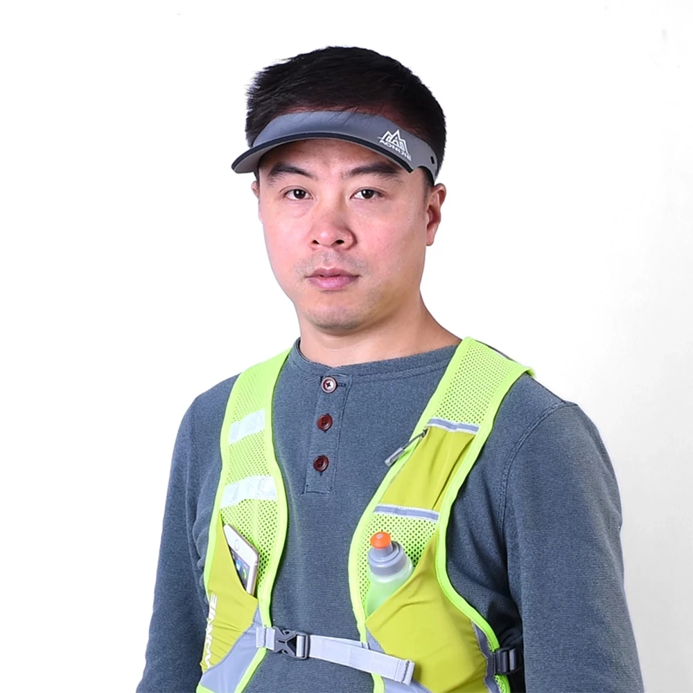 AONIJIE สะท้อนแสง Night Running Vest กระเป๋าเป้สะพายหลังสายรัดขวดน้ํา Trail Running Marathon Hiking Hydration กระเป๋าเป้สะพายหลังแพ็คกระเป๋า