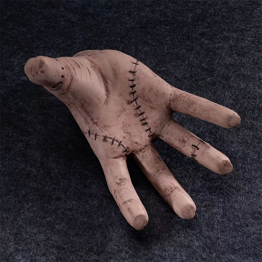 Halloween Horror Props Broken Hands Horror Wednesday Thing Hand Toy Latex Figurine Home Decor Desktop Crafts Party Costume Prop